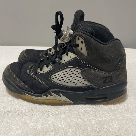 Air Jordan 5 Retro Anthracite Men's Size 11 Nike Basketball Sneakers Streetwear - Picture 6 of 14